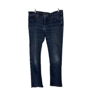 Duluth‎ Trading Jeans Women 14x31 (30.5 ) Blue Daily Denim Slim Straight Leg